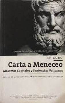 portada Carta a Meneceo - Máximas Capitales y Sentencias Vaticanas (in Spanish)