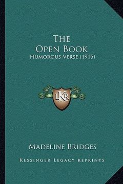 portada the open book: humorous verse (1915) (en Inglés)