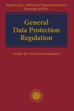 General Data Protection Regulation: Article-By-Article Commentary (en Inglés)