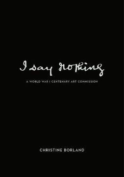 portada I say Nothing: Christine Borland 