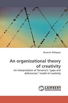 portada an organizational theory of creativity (en Inglés)