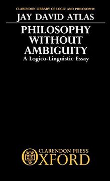 portada Philosophy Without Ambiguity (in English)