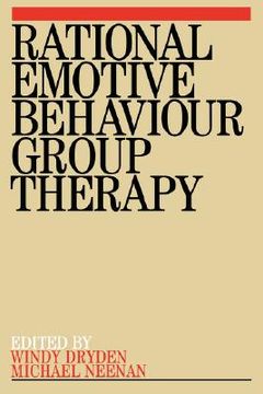 portada rational emotive behaviour group therapy (in English)