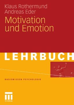 portada Motivation und Emotion (Basiswissen Psychologie) (German Edition)