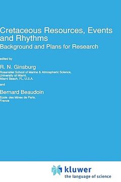 portada cretaceous resources, events and rhythms: background and plans for research (en Inglés)