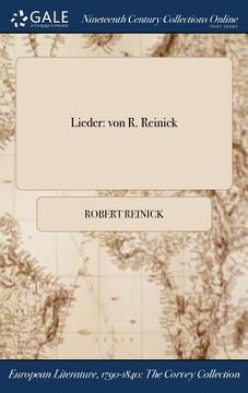 portada Lieder: von R. Reinick (en Alemán)
