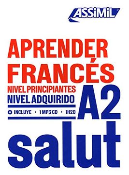 portada Aprender Frances a2. Nivel Principiantes - Nivel Adquirido (Incluye cd Mp3) (in English)