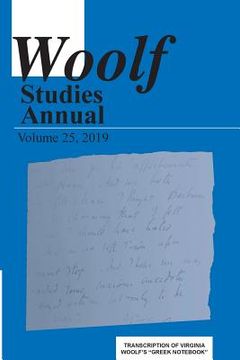 portada Woolf Studies Annual Volume 25 (in English)