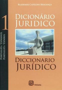 portada diccionario juridico portugues - espanol / espanol - portugues