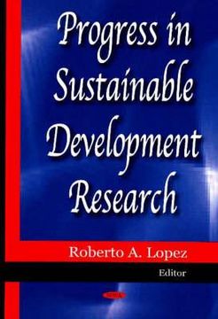 portada progress in sustainable development research (en Inglés)