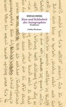 portada Sinn und Schönheit der Autographen (in German)