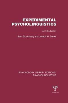 portada Experimental Psycholinguistics (Ple: Psycholinguistics): An Introduction