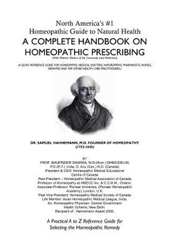 portada north america's #1 homeopathic guide to natural health: a complete handbook on homeopathic prescribing (en Inglés)