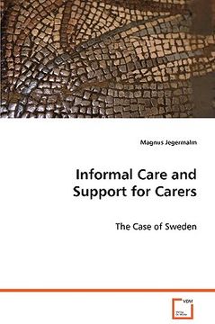 portada informal care and support for carers