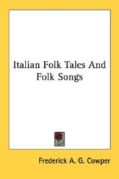 portada italian folk tales and folk songs (en Inglés)