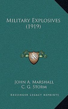 portada military explosives (1919)