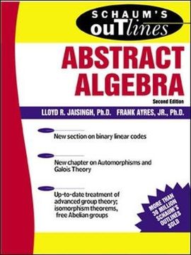 portada Schaum's Outline of Abstract Algebra (Schaum's Outlines) (in English)