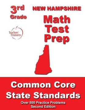 portada New Hampshire 3rd Grade Math Test Prep: Common Core State Standards (en Inglés)