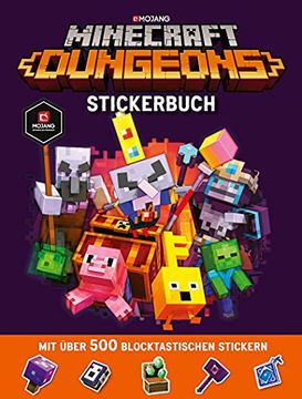 portada Minecraft Dungeons Stickerbuch (en Alemán)