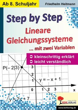portada Step by Step / Lineare Gleichungssysteme mit Zwei Variablen (en Alemán)