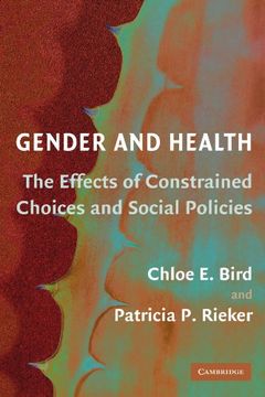 portada Gender and Health Paperback: The Effects of Constrained Choices and Social Policies: 0 (en Inglés)