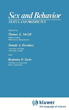 portada Sex and Behavior: Status and Prospectus 