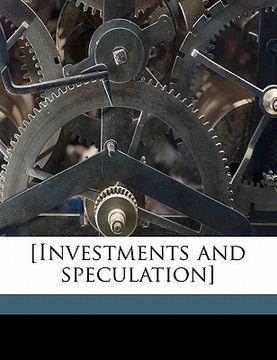 portada [investments and speculation] (en Inglés)