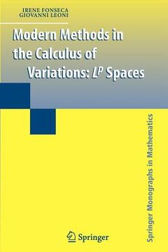 portada modern methods in the calculus of variations: l degreesp spaces (en Inglés)