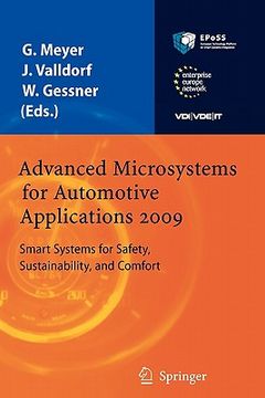 portada advanced microsystems for automotive applications 2009: smart systems for safety, sustainability, and comfort (en Inglés)