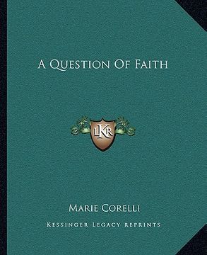 portada a question of faith (en Inglés)