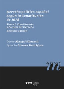 portada Derecho Político Español Según la Constitución de 1978: Tomo i. Constitución y Fuentes del Derecho