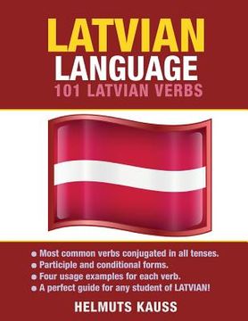 portada Latvian Language: 101 Latvian Verbs (en Inglés)