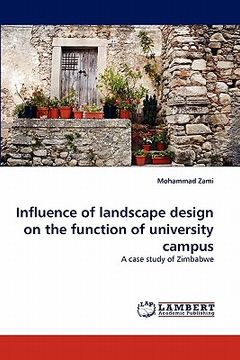 portada influence of landscape design on the function of university campus (en Inglés)