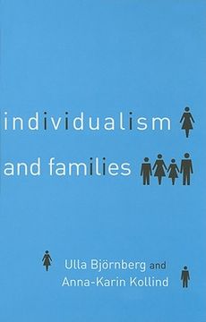 portada indivdualism and families: equality, autonomy and togetherness (en Inglés)
