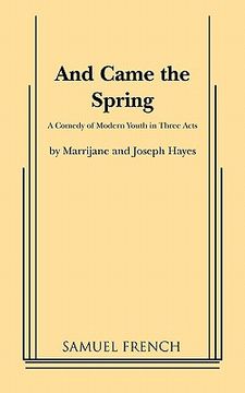 portada and came the spring (in English)