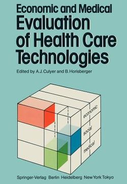 portada economic and medical evaluation of health care technologies (en Inglés)