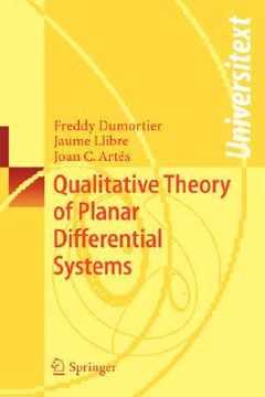 portada qualitative theory of planar differential systems