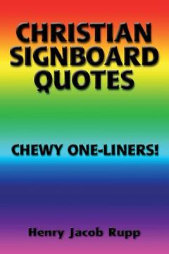 portada Christian Signboard Quotes: Chewy One-liners! (en Inglés)