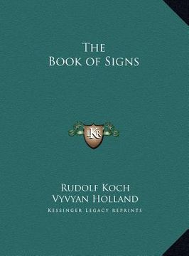 portada the book of signs (en Inglés)