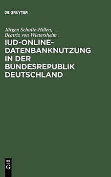 portada Iud-Online-Datenbanknutzung in der Bundesrepublik Deutschland (en Alemán)