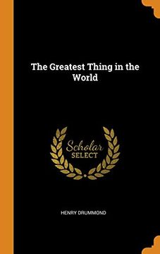 portada The Greatest Thing in the World (in English)