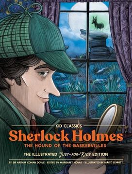 portada Sherlock (The Hound of the Baskervilles) - kid Classics: The Classic Edition Reimagined Just-For-Kids! (Kid Classic #4) (4) (in English)