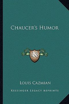 portada chaucer's humor (in English)