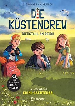 portada Die Küstencrew (Band 3) - Diebstahl am Deich: Ein Spannender Kinderkrimi an der Nordseeküste - Spannender Mitmach-Krimi für Kinder ab 9 Jahren - mit Kniffeligen Rätselbildern (in German)