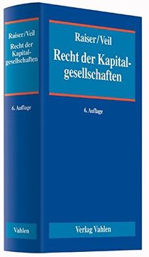 portada Recht der Kapitalgesellschaften (en Alemán)