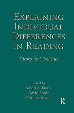 portada Explaining Individual Differences in Reading: Theory and Evidence (New Directions in Communication Disorders Research) 