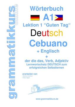 portada Wörterbuch Deutsch - Cebuano - Englisch Niveau a1 (en Alemán)