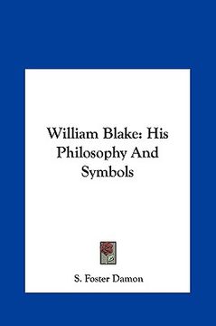 portada william blake: his philosophy and symbols