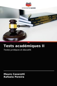 portada Tests académiques II (en Francés)