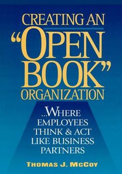 portada creating an "open-book" organization (en Inglés)